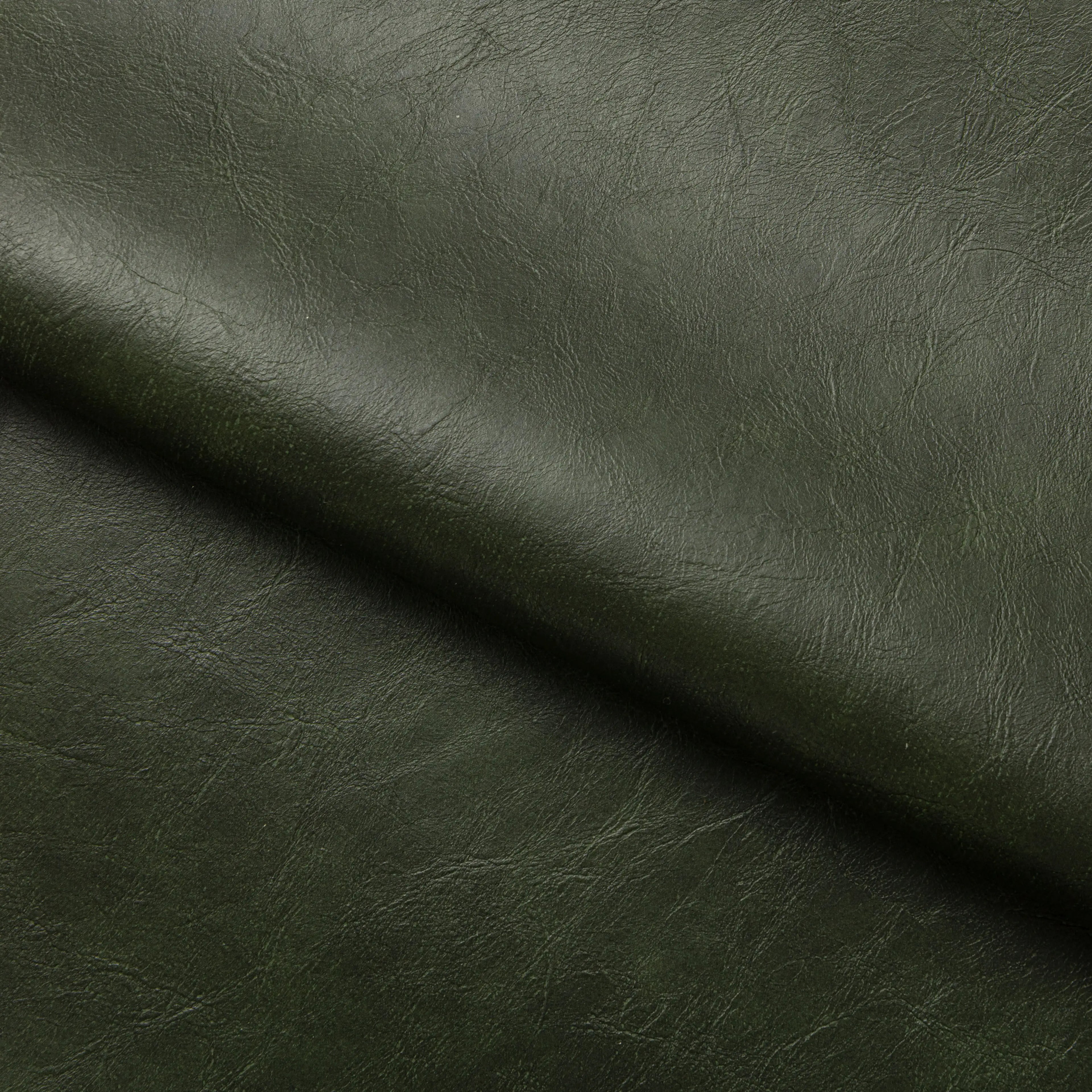 Monroe Carver Dining Chair | Vintage Green Faux Leather & Walnut