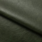 Kensal Stackable Dining Chair | Vintage Green Faux Leather & Black