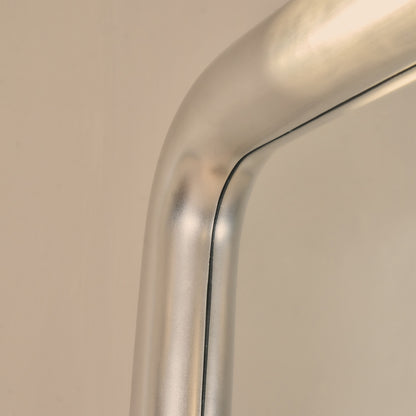 Obsidian - Full Length Rectangular Brushed Chrome Extra Large Mirror 200cm x 120cm