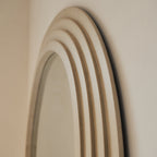 Luciana - Full Length Irregular Concrete Extra Large Mirror 200cm x 115cm