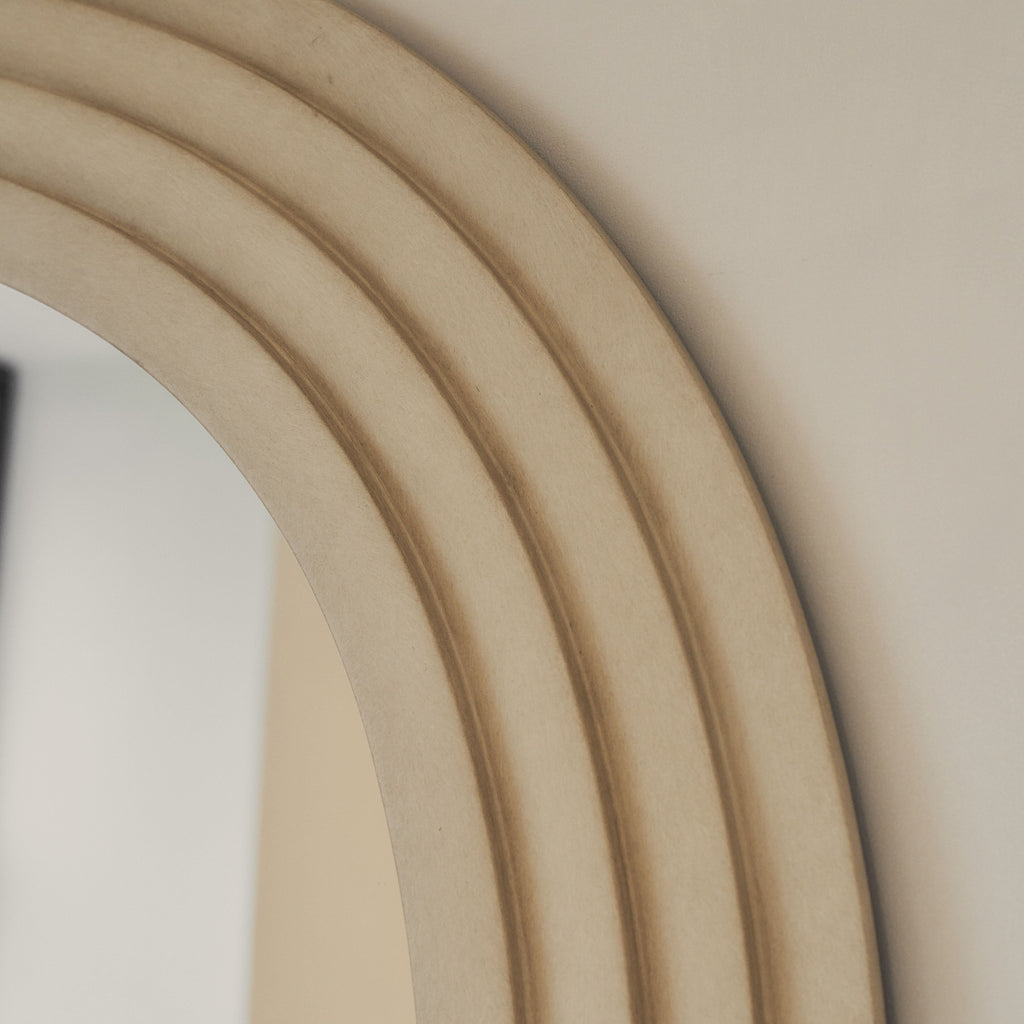 Luciana - Full Length Irregular Concrete Extra Large Mirror 200cm x 115cm