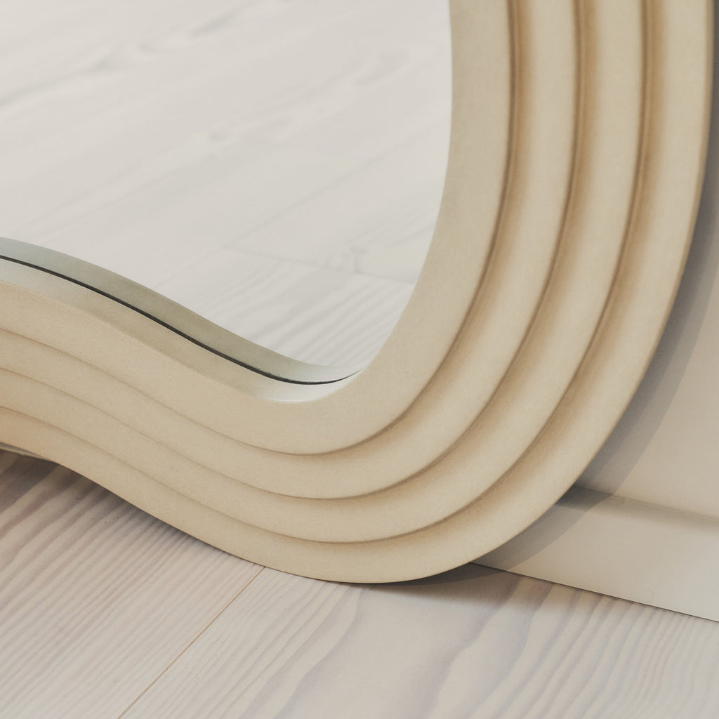 Luciana - Full Length Irregular Concrete Extra Large Mirror 200cm x 115cm