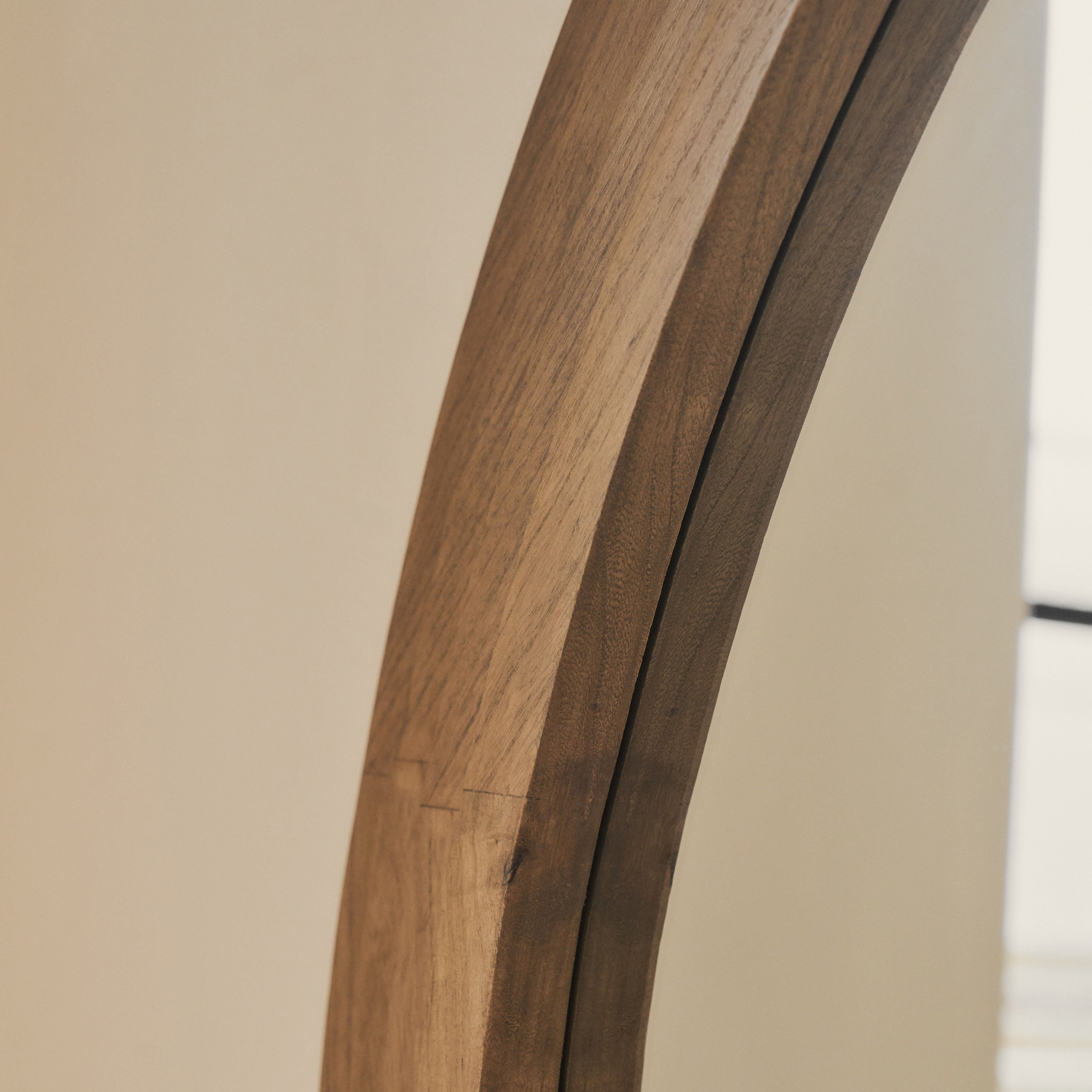 Luciana - Full Length Irregular Warm Wood Extra Large Mirror 200cm x 115cm