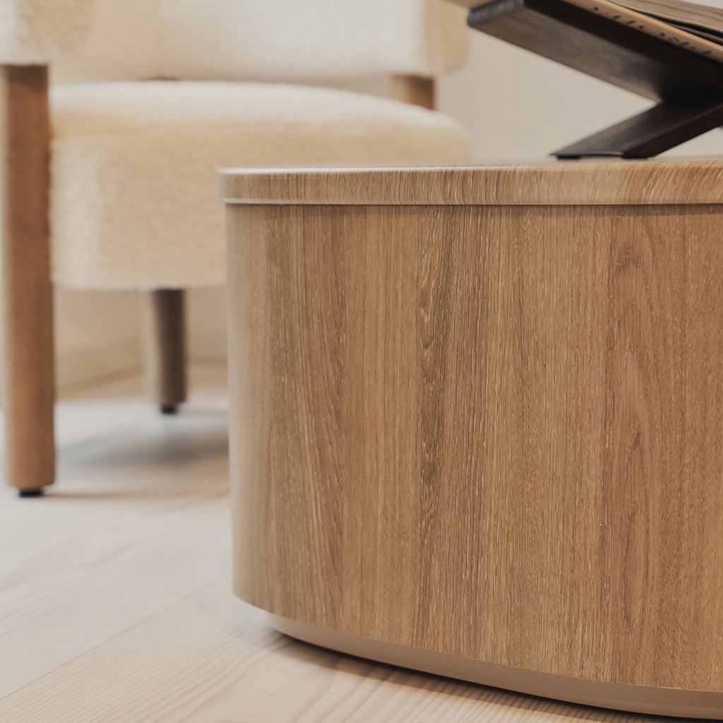 Arlo - Washed Wood Irregular Extra Large Coffee Table