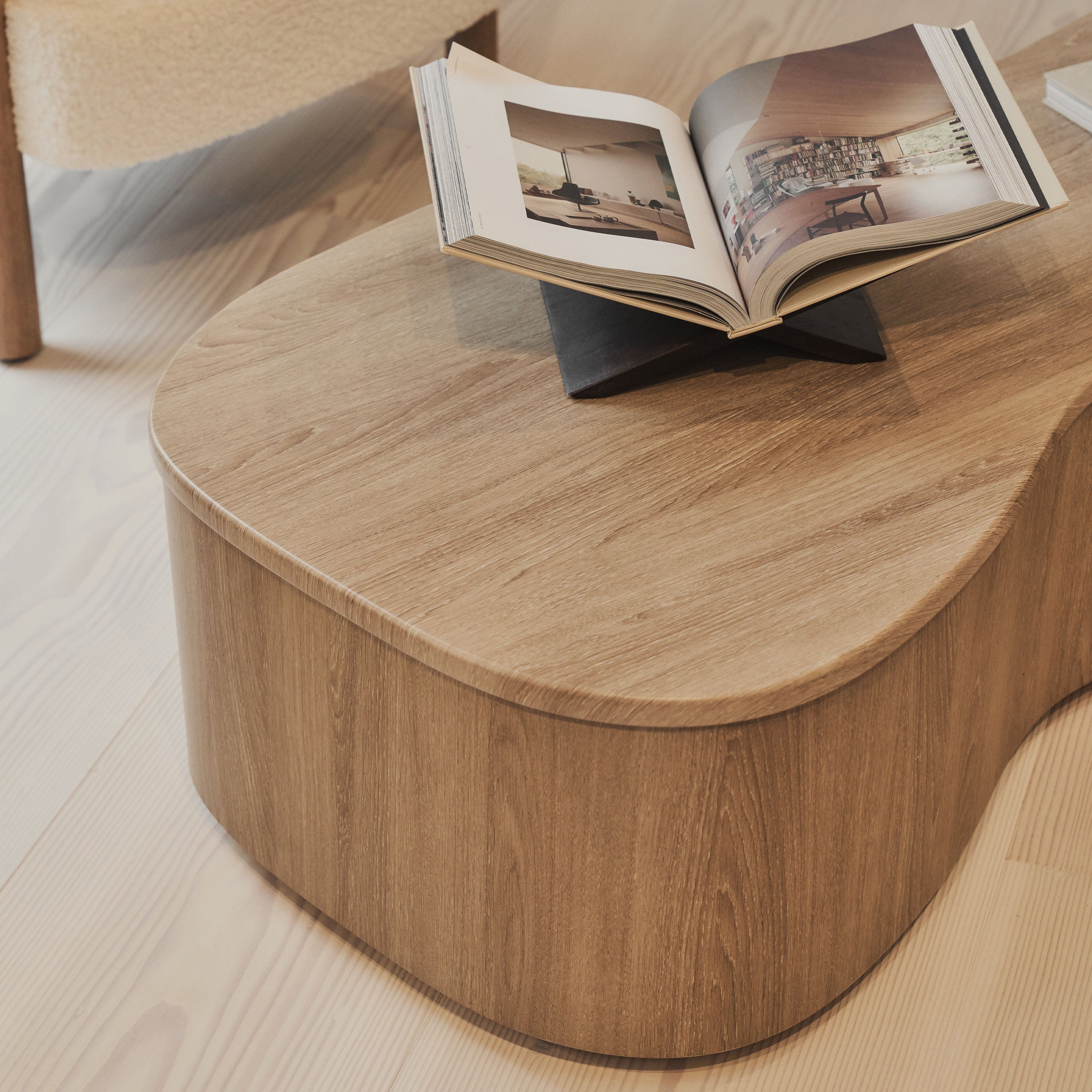 Arlo - Washed Wood Irregular Extra Large Coffee Table