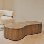Arlo - Washed Wood Irregular Extra Large Coffee Table