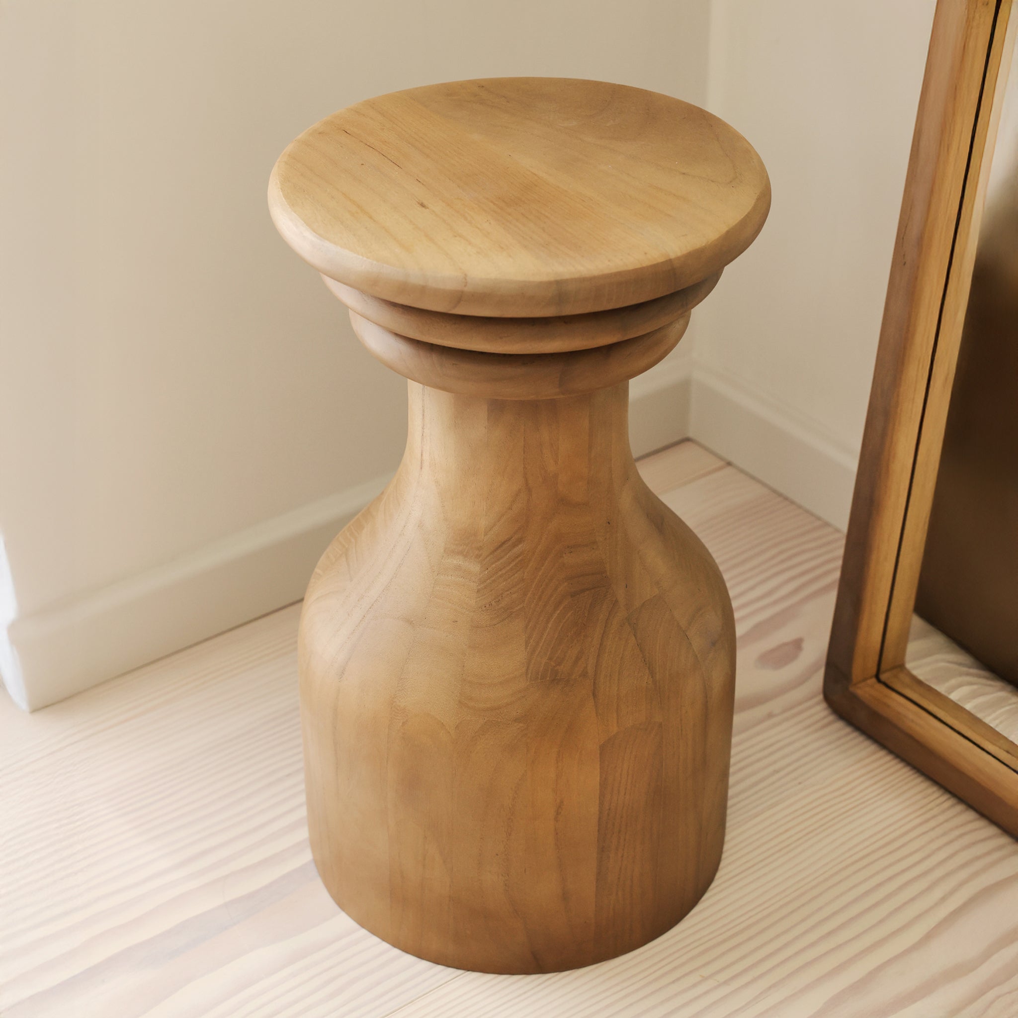 Oribi - Warm Wood Retro Side Table