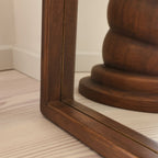 Arden - Dark Wood Full Length Arched Wooden Mirror 175cm x 95cm