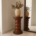 Cassia - Dark Wood Retro Side Table