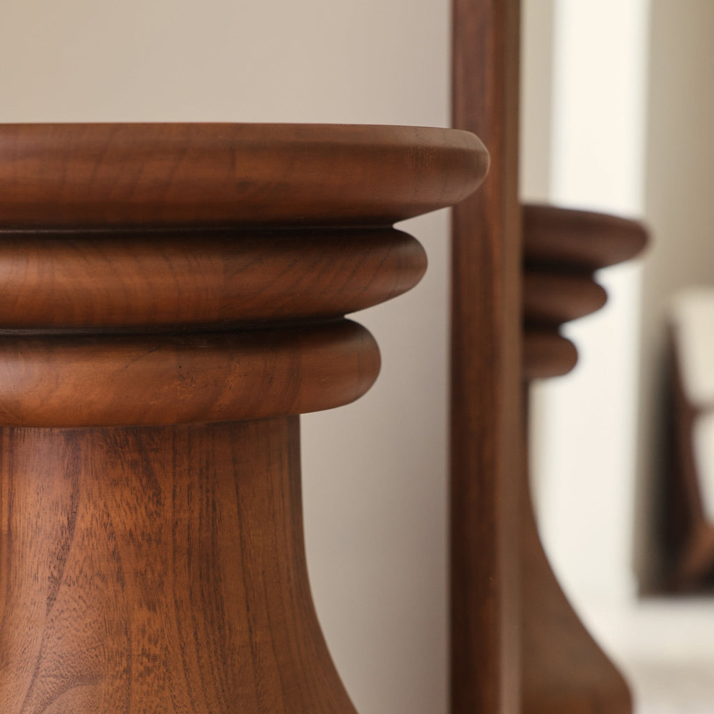 Oribi - Dark Wood Retro Side Table