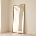 Arden - Light Wood Full Length Wooden Mirror 180cm x 80cm