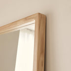 Arden - Light Wood Full Length Wooden Mirror 180cm x 80cm