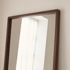 Arden - Dark Wood Full Length Wooden Mirror 180cm x 80cm