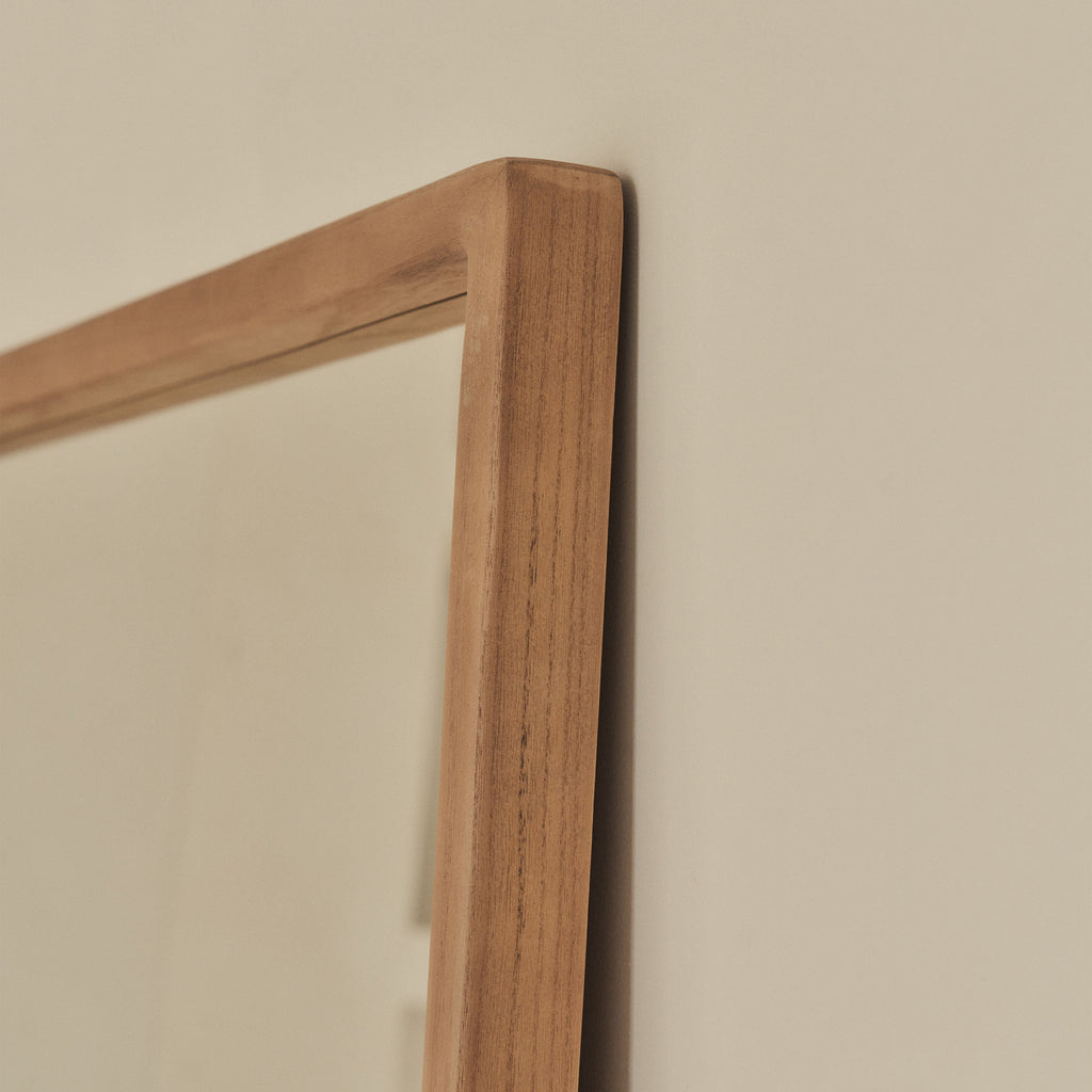Arden - Warm Wood Full Length Wooden Mirror 180cm x 80cm