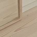 Arden - Concrete Full Length Wooden Mirror 140cm x 45cm