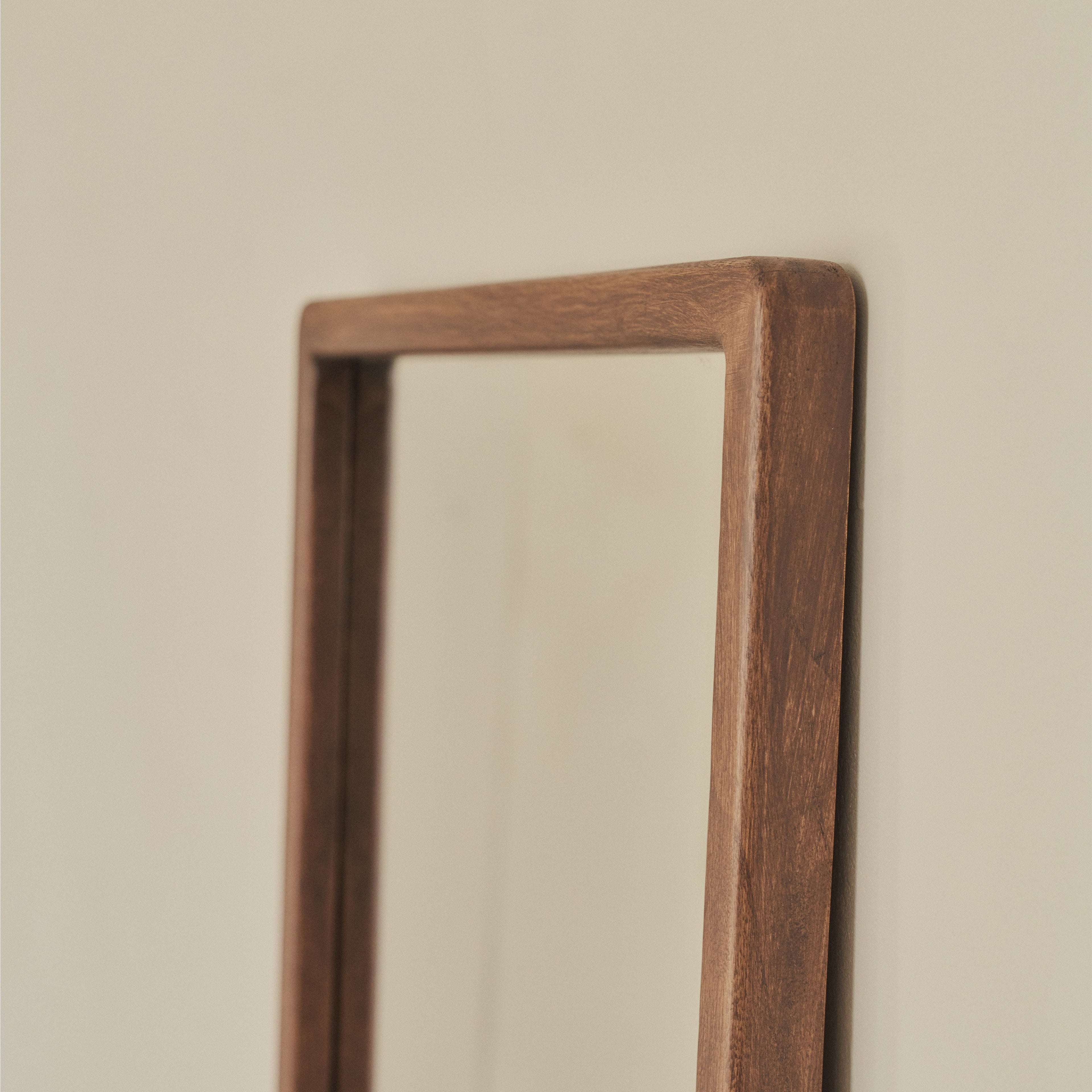 Arden - Dark Wood Full Length Wooden Mirror 140cm x 45cm
