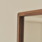 Arden - Dark Wood Full Length Wooden Mirror 140cm x 45cm