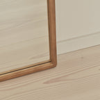 Arden - Warm Wood Full Length Wooden Mirror 140cm x 45cm