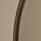 Higgins - Full Length Gold Large Arched Metal Mirror 170cm x 70cm