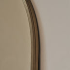 Higgins - Full Length Gold Large Arched Metal Mirror 170cm x 70cm