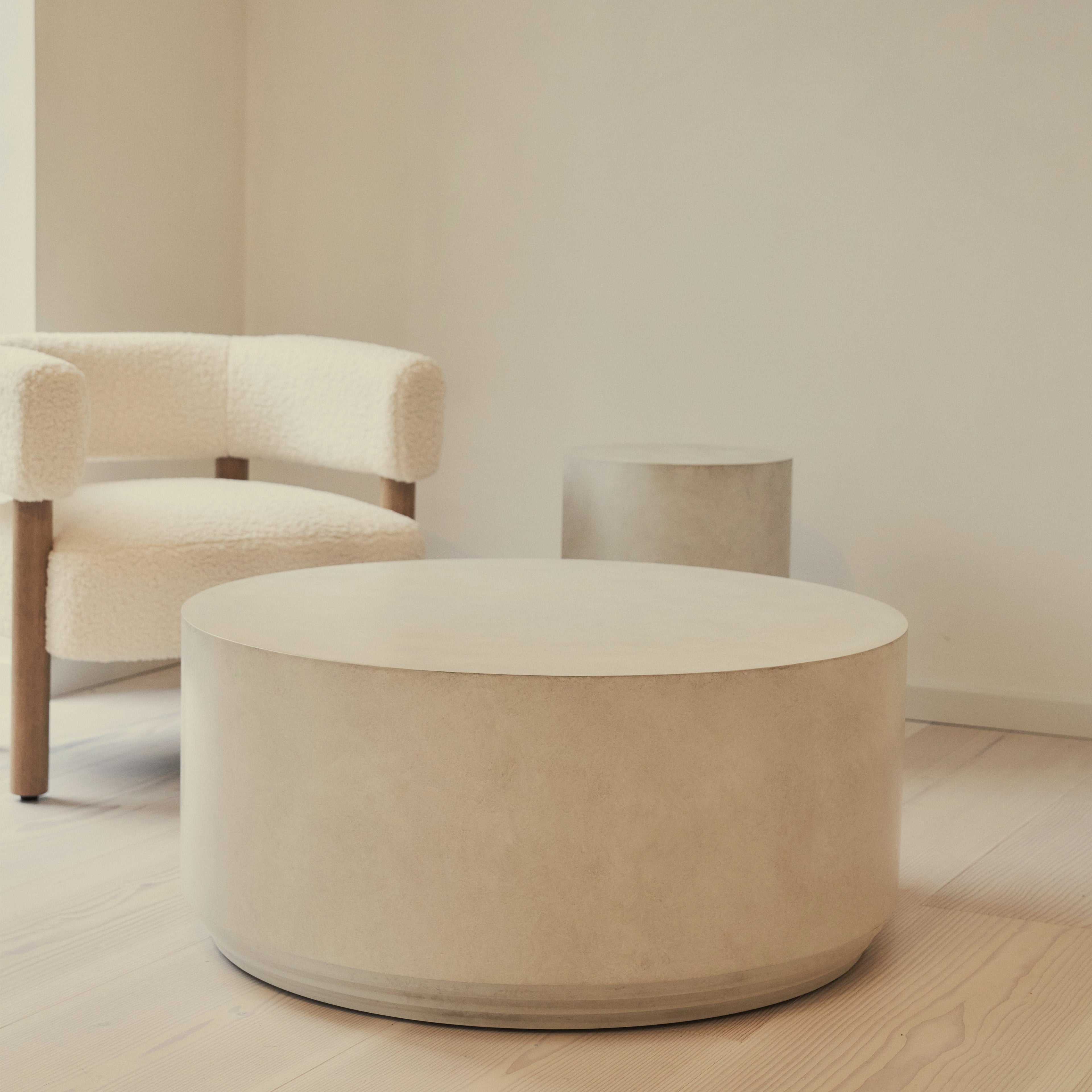 Luciana - Concrete Round Coffee Table