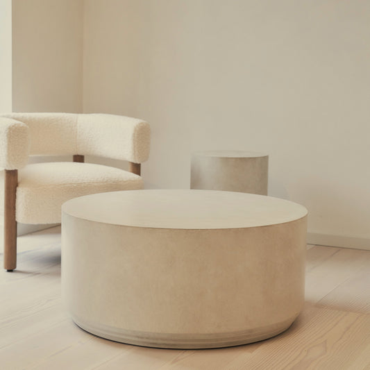 Luciana - Concrete Round Coffee Table