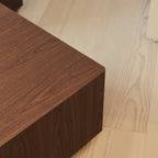 Luciana - Dark Wood Rectangular Coffee Table