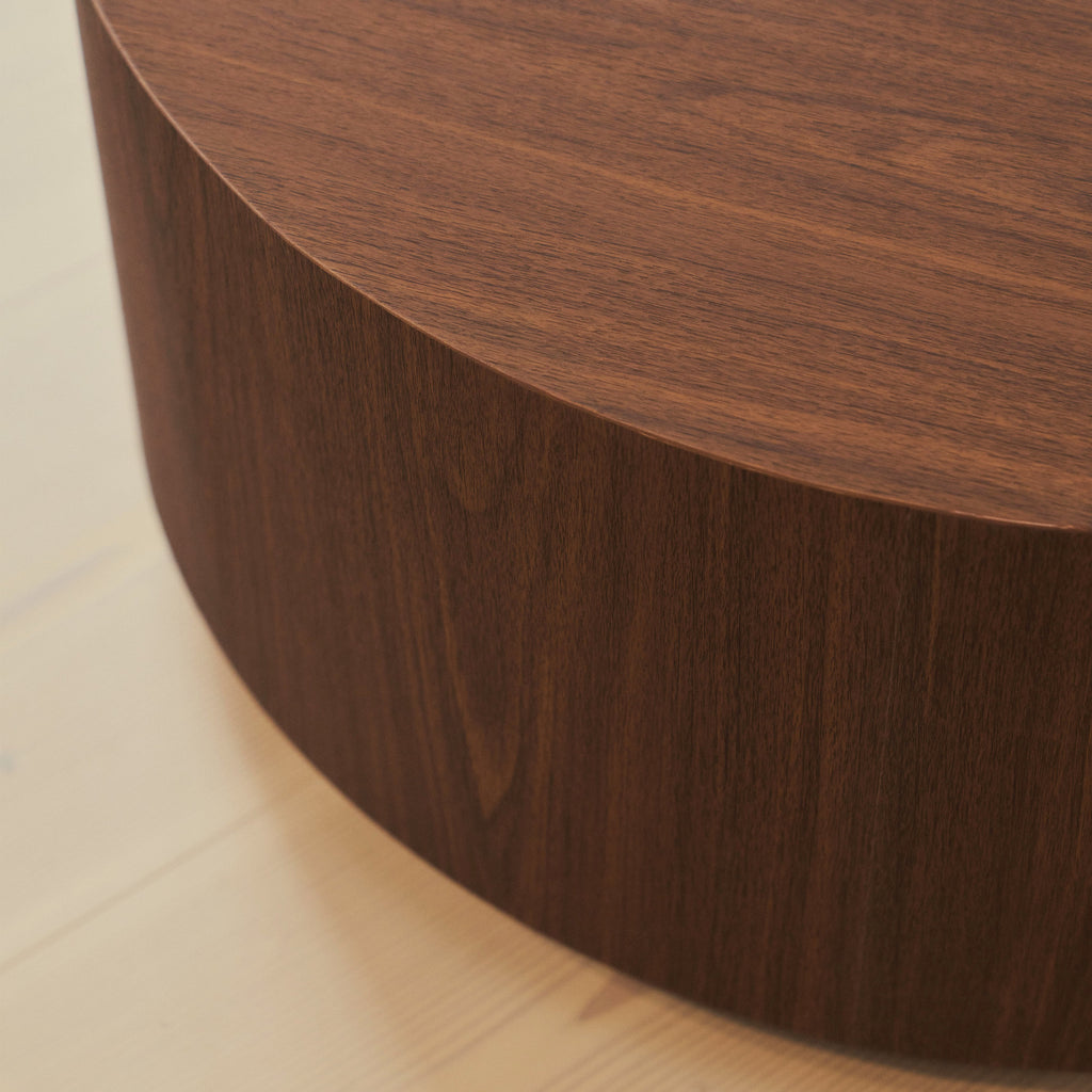 Luciana - Dark Wood Round Coffee Table