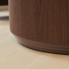 Luciana - Dark Wood Round Coffee Table