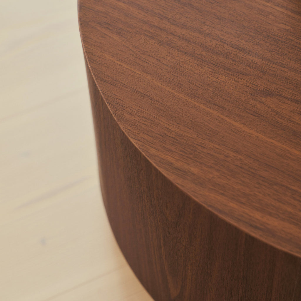 Luciana - Dark Wood Round Coffee Table