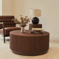 Luciana - Dark Wood Round Coffee Table