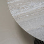 Artemis - Travertine Round Large Coffee Table