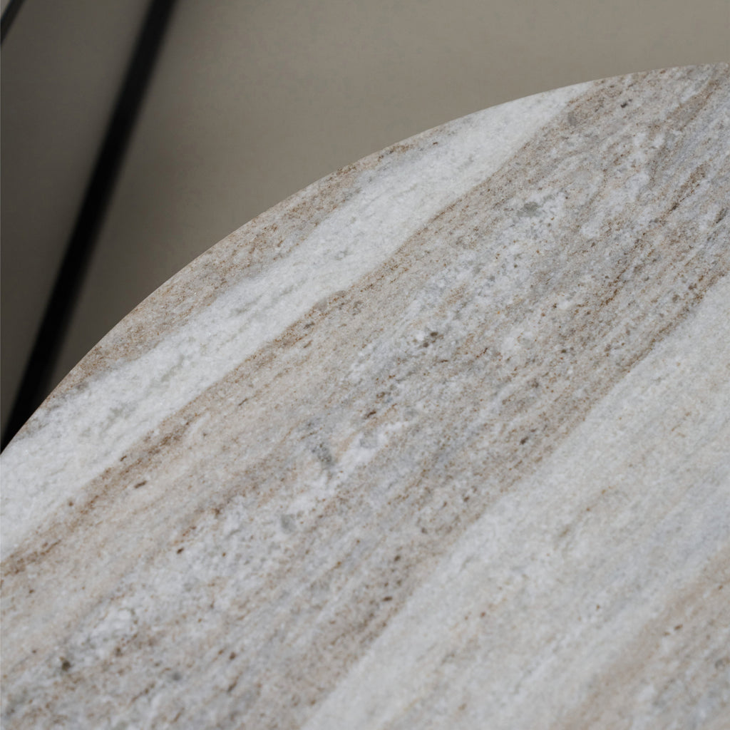 Artemis - Travertine Round Large Coffee Table