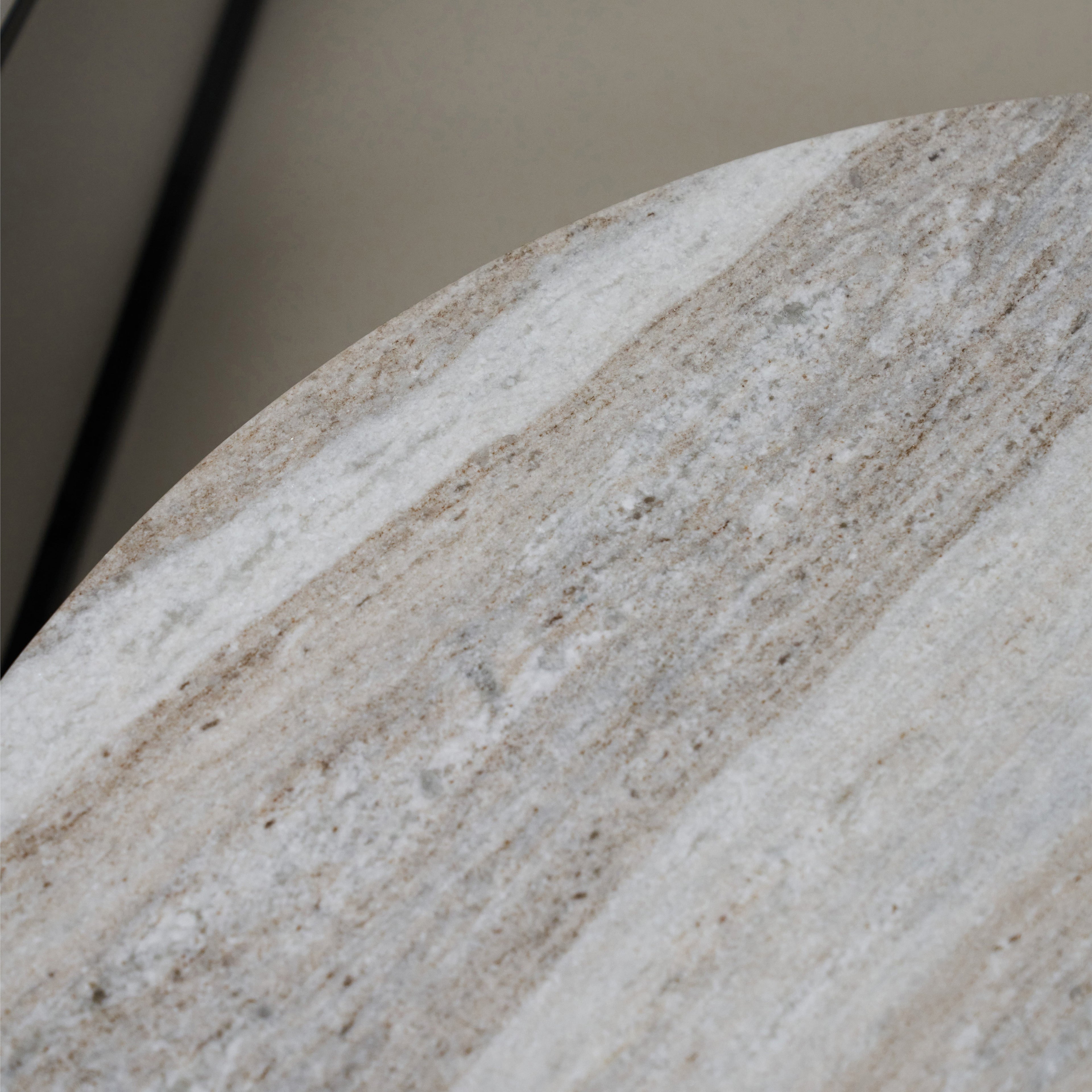 Artemis - Travertine Round Large Coffee Table