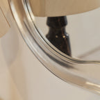 Riva - Brushed Chrome Pond Shaped Irregular Mirror 90cm x 85cm