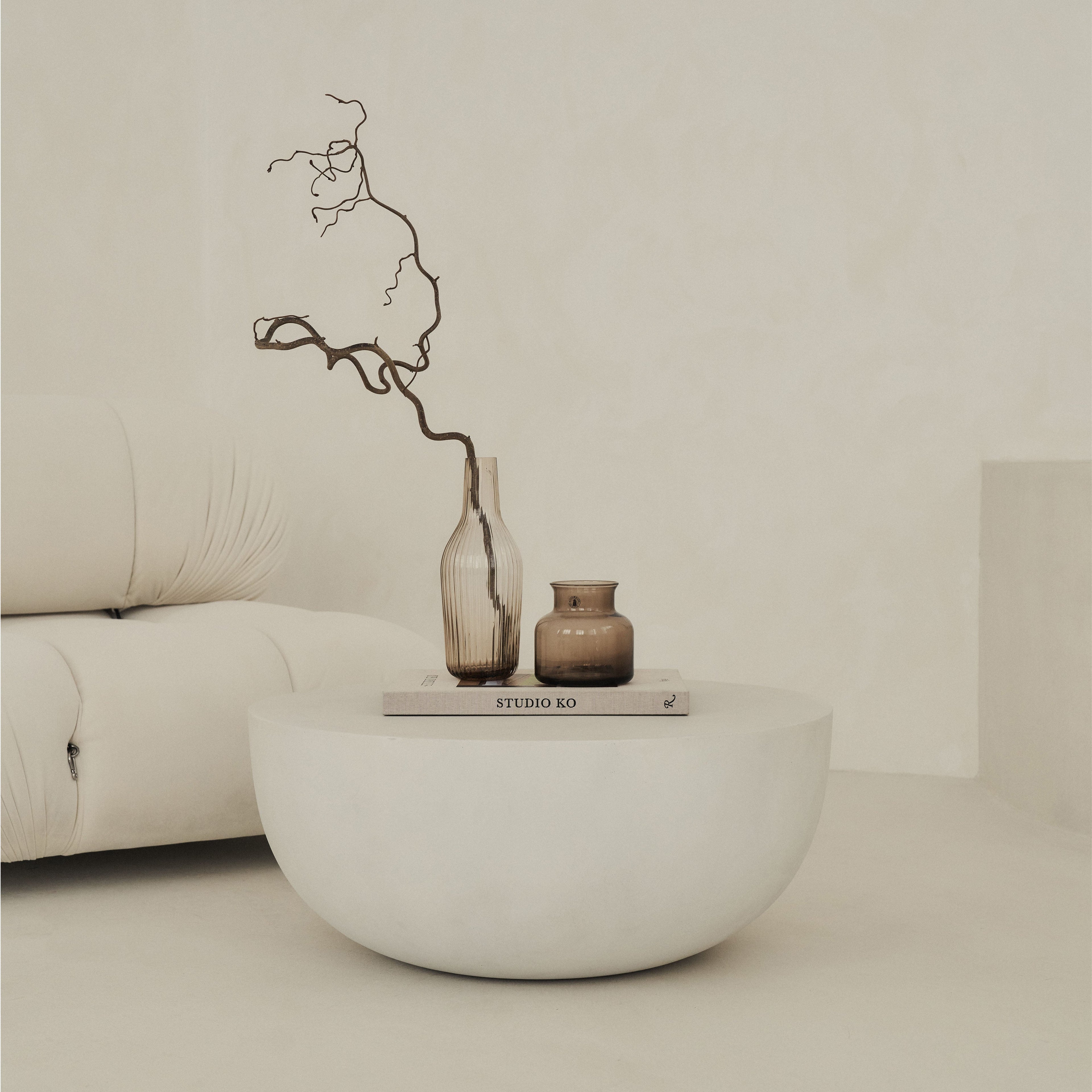 Enzo - Minimal Concrete Round Coffee Table