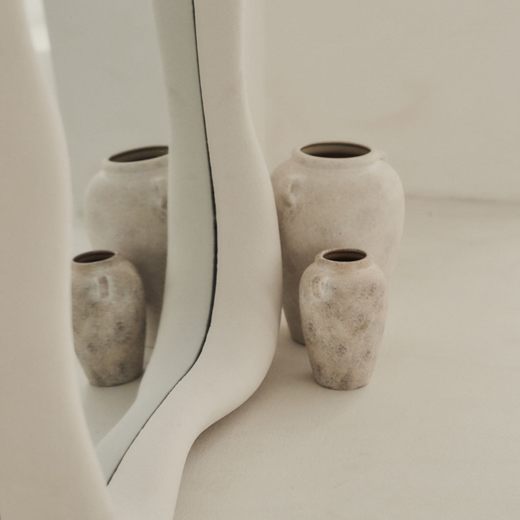 Wabi-Sabi - Large Concrete Irregular Wall Mirror 119cm x 76cm