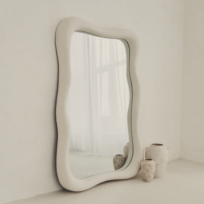 Wabi-Sabi - Large Concrete Irregular Wall Mirror 119cm x 76cm