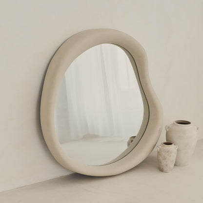 Wabi-Sabi - Concrete Irregular Wall Mirror 80cm x 72cm