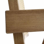 Jeanne Light Walnut Cane Rattan Solid Beech Wood Dining Chair