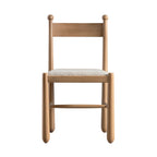 Tama Dining Chair, Light Taupe Boucle | Natural Oak Frame