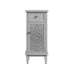 Chantilly Mid Grey Carved Bathroom Cupboard