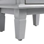 Chantilly Mid Grey Carved Bathroom Cupboard