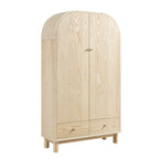 Maude Large Storage Cabinet, Natural Ash