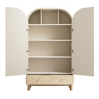 Maude Large Storage Cabinet, Natural Ash