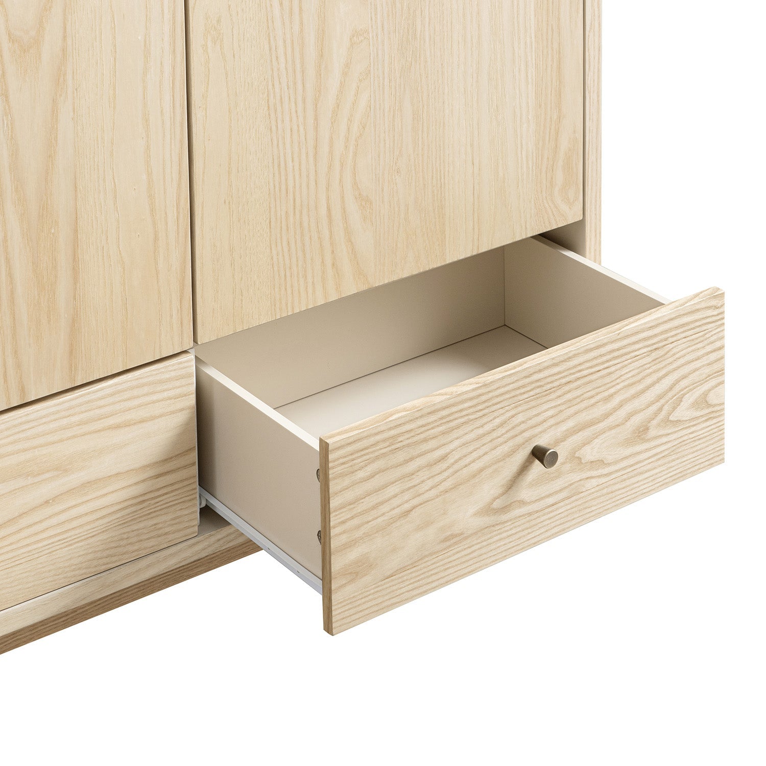 Maude Large Storage Cabinet, Natural Ash