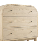 Maude Chest of 3 Drawers, Natural Ash