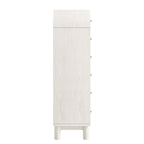 Maude Tall Chest, Washed White Ash