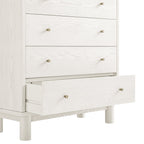 Maude Tall Chest, Washed White Ash
