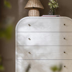 Maude Tall Chest, Washed White Ash